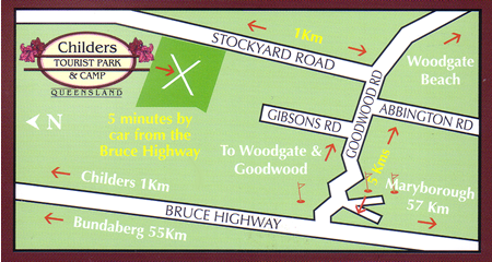 How to find Childers Tourist Park and Camp Childers Tourist Park and Camp directions